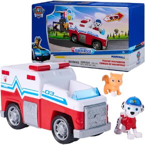 Paw Patrol: Search & Rescue, Marshall Rescue Responder Vehicle with 2 Figures, Toy Truck with Pull-Back Action, Kids Toys for Boys & Girls Ages 3+ in Kuwait