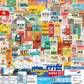 66 Pack Flags of The World Stickers - Premium Country Flag Stickers Set - Durable World Flags and Country Stickers Waterproof Decals for Car Bumper/Truck/Motorcycle/Helmet/Laptop/Window/Box in Kuwait