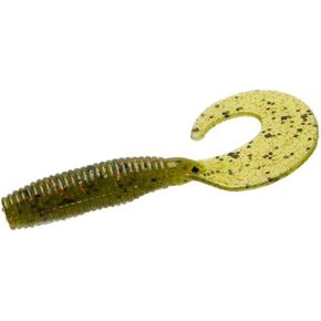 Zoom Bait Fat Albert Grub Bait-Pack of 10 (Green Pumpkin Red, 5-Inch) in Kuwait