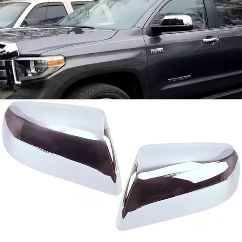Side View Mirror Cover Caps Black Compatible with Toyota Tundra 2007-2021 Outer Mirror Cover Replace 87945-0C020 87915-0C040 Pair in Kuwait