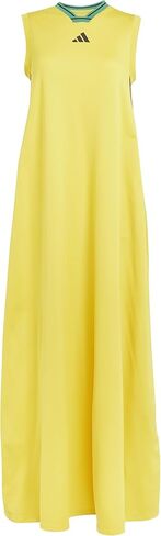 adidas Women's Tiro Cut 3-Stripes Soft Mesh Long Dress in Saudi Arabia