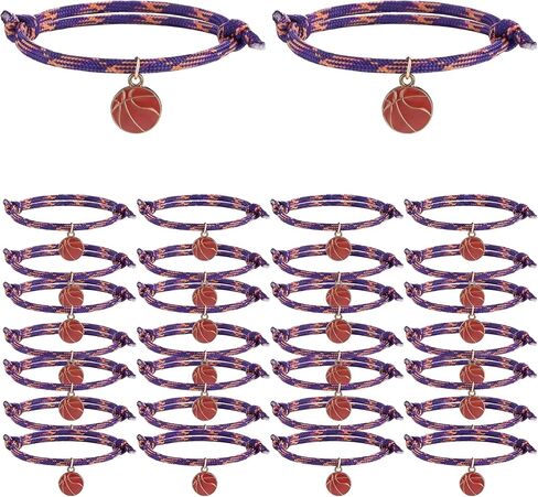 20 PCS Baseball Bravided Braclets Homeball Baseball Gifts To School Inspirational Fandbands مع حزب Beads Sport Form in Saudi Arabia
