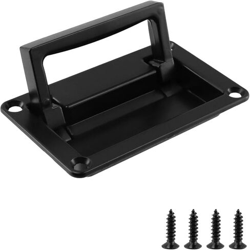 Bitray Recessed Pull Handles Hatches Pull Handle Black Toolbox Recessed Flush Pull Handle for Deck Hatch -2Pcs in Saudi Arabia