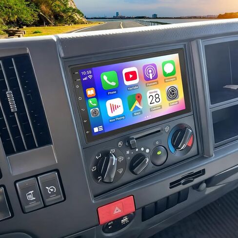 Android 14.0 Car Radio Stereo for Isuzu N Series (NNR/NPR/NPS/NQR), 7 Touchscreen Radio with Wireless Carplay & Android Auto Support Bluetooth GPS WiFi DSP FM Mirror Link+ AHD Backup Camera [4+64G] in Saudi Arabia