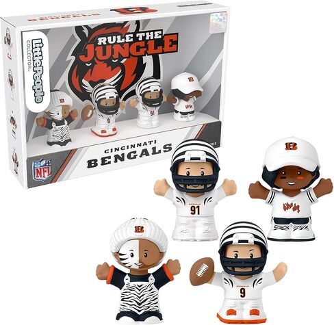 Little People NFL 4 Piece Collector Figure Box Team Set, Team Colors, One Size (Philadelphia Eagles) in Saudi Arabia