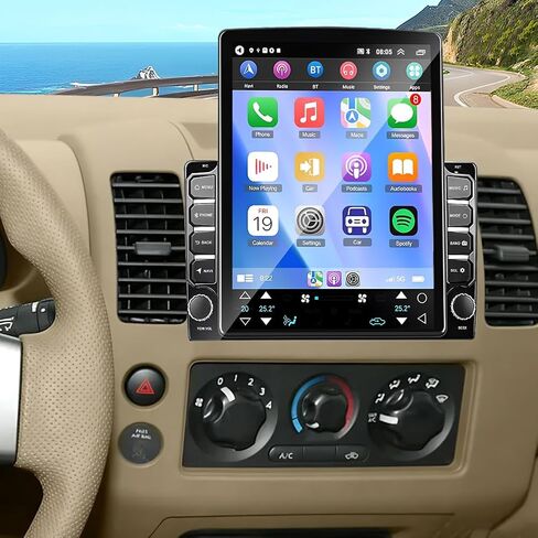 ikasus Android 13 Double Din Car Stereo Radio for Nissan Frontier 2005-2008 9.7 inch Touch Screen Car Stereo w/Carplay Android Auto Support GPS Bluetooth WiFi FM RDS DSP Backup Camera,2+32G in Saudi Arabia