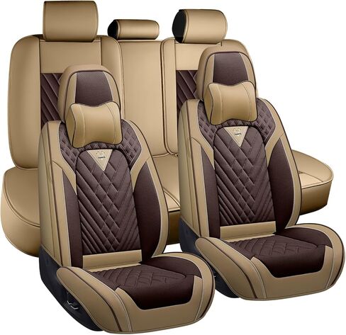 Seat Covers for Mercedes-Benz Sprinter 3500 2017-2024,Car Seat Covers Front Seats,Car Seat Cover Waterproof,Car Seat Covers All Weather(Front, Brown Coffee) in Kuwait