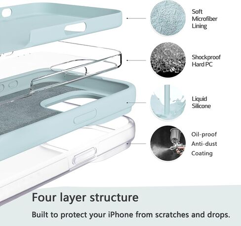 for iPhone SE/8/7 Case, Premium Silicone Case with [Soft Anti-Scratch Microfiber Lining] Shockproof Protective Phone Case (Black, iPhone SE/8/7) in Saudi Arabia