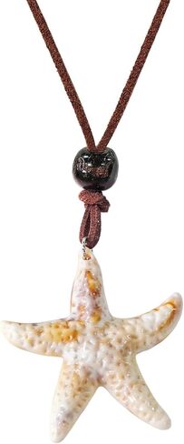 Pure White Conch Pendant Necklace Simple Dainty Gold Plated Ocean Charm Choker Natural Seashell Chain Trendy Boho Beach Jewelry for Women Summer Vacation Decorations in Kuwait