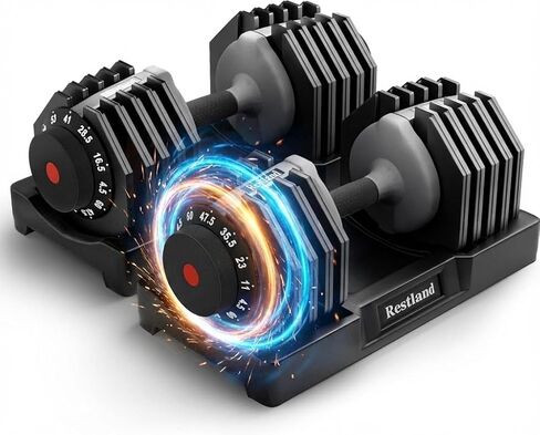 Adjustable Dumbbell Set of 2 Anti-Slip Handle 5 Different Free Weights Per Dumbbell for Men Women Home Workout Gym in Saudi Arabia