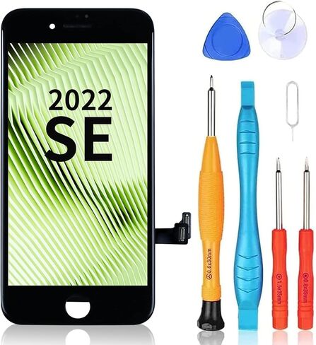 Ayake for iPhone 15 Screen Replacement ، شاشة عرض أرقام LCD 6.1 بوصة FHD ، وبقايا معرف الوجه ، وبرمجة النغمة الحقيقية (لـ A2846 ، A3089 ، A3090 ، A3092) in Kuwait
