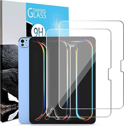Screen Protector for iPad 9.7 inch,2 Packs Tempered Glass Protector for ipad Pro 9.7“ 2016, ipad 9.7“ 2017 2018,iPad Air 2 Air 1, Scratch Resistant, High Sensitivity in Saudi Arabia