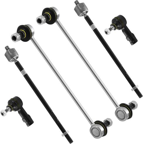 Tie Rods Inner and Outer Complete Kit Compatible with 2010-2015 Lexus RX350 RX450h, 2008-2019 Toyota Highlander, 2009-2016 Venza Front End Suspension Kit, Tie Rod and Sway Bar in Kuwait