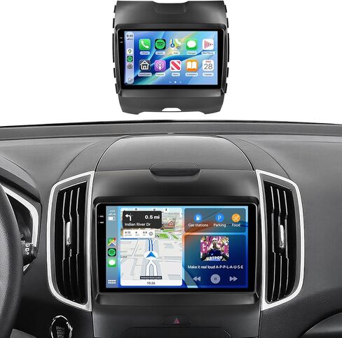 8Core 4GB+64GB 5/6Ghz WiFi Radio for Ford Edge 2016 2017 2018 2019 2020 Car Stereo Android 13 Snapdragon Processor 9 Inch 1280x720 IPS Touchscreen Carplay/Android Auto GPS FM/RDS SWC Camera in Saudi Arabia