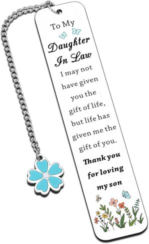 Stocking Stuffers for Women Daughter in Law Gifts, Bookmark Gifts for Daughter in Law, Daughter in Law Gifts from Mother in Law, Gift for Daughter in Law Birthday Mothers Day Gifts for Daughter in Law in Saudi Arabia