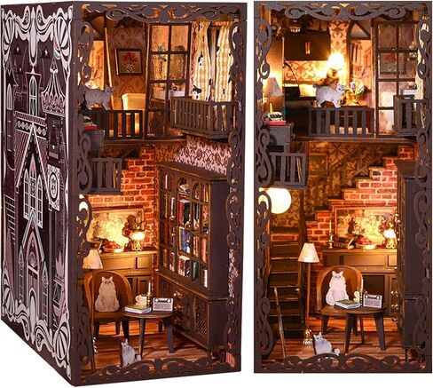 Flever Dollhouse Miniature DIY House Kit Creative Room with Furniture for Romantic Artwork Gift (Moon Magic) in Kuwait