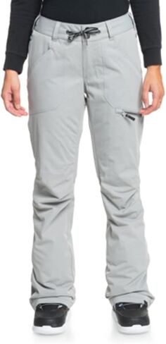Roxy Women's Nadia Snow Pants with DryFlight Technology, Heather Grey (SJEH), X-Large in Saudi Arabia