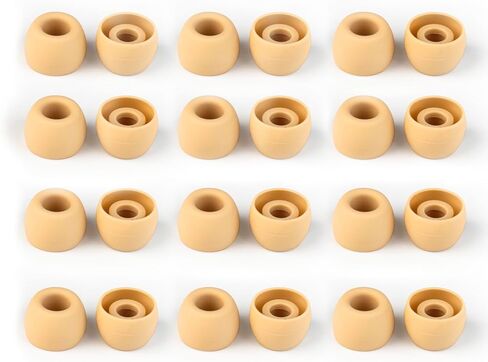 KBEAR 12 Pairs Silicone Eartips, Orange & White Earbuds IEM Tips,3 Size Options,Compatible Devices 4.00mm-5.50mm Nozzle Diameter for KZ ZST ZS10 PRO ZSN PRO X (Orange, S/M/L) in Saudi Arabia