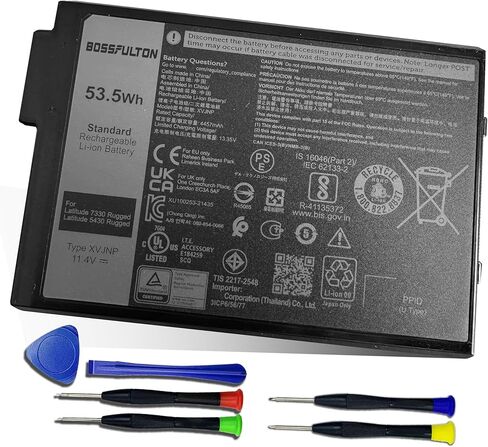 9F4FN 40Wh Battery Replacement for for Dell Latitude 7320 Detachable Inspiron 14 3420 Series 09F4FN 2VKW9 8PK6G 7.6V 40Wh in Saudi Arabia
