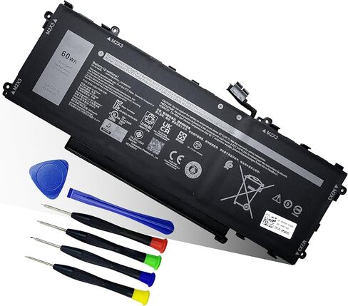 9F4FN 40Wh Battery Replacement for for Dell Latitude 7320 Detachable Inspiron 14 3420 Series 09F4FN 2VKW9 8PK6G 7.6V 40Wh in Saudi Arabia