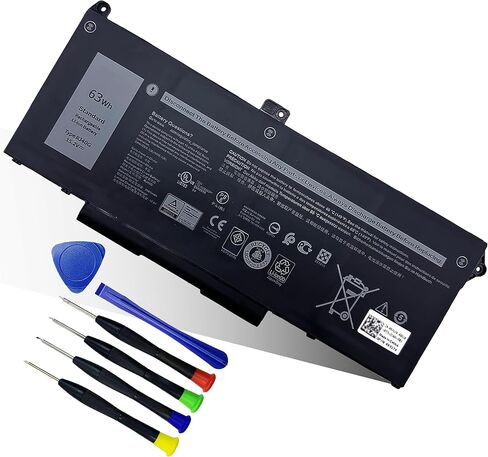 9F4FN 40Wh Battery Replacement for for Dell Latitude 7320 Detachable Inspiron 14 3420 Series 09F4FN 2VKW9 8PK6G 7.6V 40Wh in Saudi Arabia