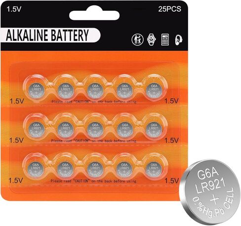 LR1130 AG10 Battery 25 Pack ، SG10 389 189 390 LR54 1.5V بطاريات زر القلوية طويلة الأمد in Kuwait