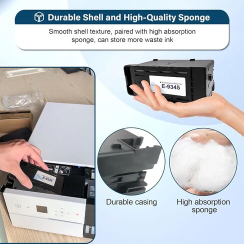 صندوق الصيانة C9345 المعاد تصنيعه للطابعة ET-8550 ET-16600 ET-5850 WF-7840 ET-5800 ET-16650 ET-8500 WF-7820 ET-5880 WF-7310 ST-C8000 ST-C8090 in Saudi Arabia