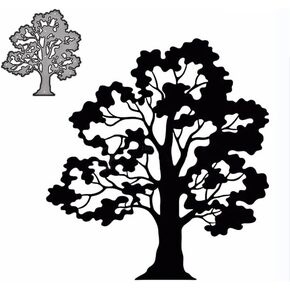 1 قطعة قطع يموت شجرة المياه الغابات، ورقة زهرة الجبل عيد الميلاد المعادن قطع يموت، DIY سكرابوكينغ الفنان قطع يموت الاستنسل ألبوم الحرف النقش ورقة لصنع بطاقة، الشظية، in Kuwait