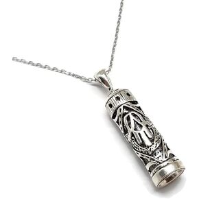 MYSTIC JEWELS by Dalia - 925 Sterling Silver Designed for Star of David Mezuzah with Silver Chain in Kuwait