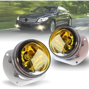 Fog Lights for Mercedes Benz C250 C300 C350 CL550 CL600 CLK350 ML320 ML450 ML550 R350 SLK300 SLK350 C63 CL63 CL65 CLK55 CLK63 ML63 SL63 SL65 SLK55 AMG, W204 W216 C209 1 pair (Clear Lens) in Kuwait