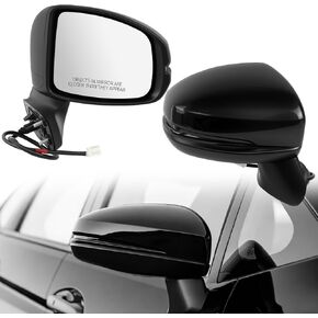 19-21 Right Passenger Side Mirror Compatible with Hyundai Tucson 2019 2020 2021, W/Blind Spot/Heated/Manual Folding/Power Glass/Turn Signal Door Mirror Replace ‎87610D3930，HY1320290 (8pins) in Kuwait