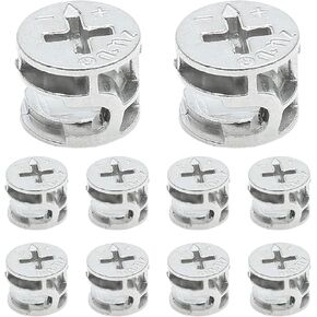 10 PCS CAM أقفال للأثاث ، 15 × 12 مم توصيل الأثاث كام كام كاميرا قفل درج درج ، قفل غريب الأطوار موصلات الأثاث إصلاح أجهزة أجهزة أجهزة أجهزة الخزانة in Kuwait