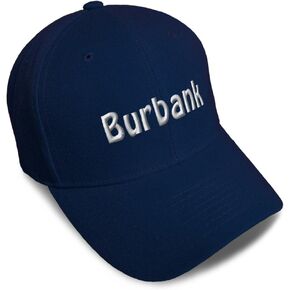 Baseball Cap Burbank Love Acrylic Dad Hats for Men & Women Navy in Kuwait