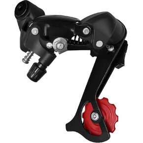 K142 6/7 سرعة شماعات Derailleur الخلفية للدراجات MTB/ركاب/طراد ، بكرات مئوية وصامتة فائقة ، سوداء in Kuwait