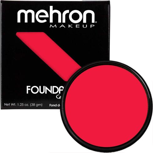 Mehron Makeup Foundation Greasepaint | Stage, Face Paint, Body Paint, Halloween Makeup 1.25 oz (38 g) (GREEN) in Saudi Arabia