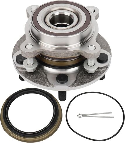 IRONTEK 950-002 Front Wheel Hub and Bearing Assembly Compatible for Toyota 2008-2022 Sequoia/ 2007-2021 Tundra [4WD ONLY] ; 5 Lug W/O ABS 2PCS in Saudi Arabia