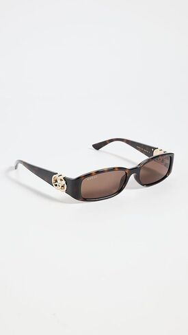 Gucci Women's Hailey Rectangular Sunglasses in Kuwait