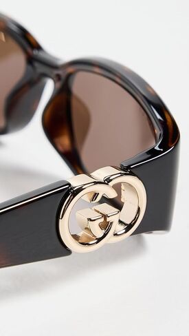 Gucci Women's Hailey Rectangular Sunglasses in Kuwait