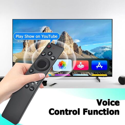 استبدال التحكم عن بُعد لنظام مكبر الصوت Samsung Soundbar ، متوافق مع AH81-15498A AH81-15047A ، مسرح صوتي محيطي الصوت عن بُعد لـ HW-B550 B450 B650 Q601 والمزيد in Kuwait