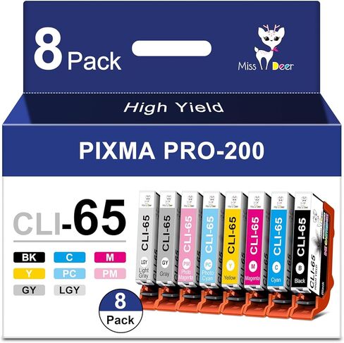 خراطيش حبر LC203 متوافقة مع MS DEER لـ Brother LC 203 XL LC203XL LC201 لـ MFC-J480DW MFC-J485DW MFC-J880DW MFC-J4620DW MFC-J4420DW (10 عبوات، 4 أسود 2 سماوي 2 أرجواني 2 أصفر) in Kuwait