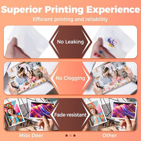 خراطيش حبر LC203 متوافقة مع MS DEER لـ Brother LC 203 XL LC203XL LC201 لـ MFC-J480DW MFC-J485DW MFC-J880DW MFC-J4620DW MFC-J4420DW (10 عبوات، 4 أسود 2 سماوي 2 أرجواني 2 أصفر) in Kuwait