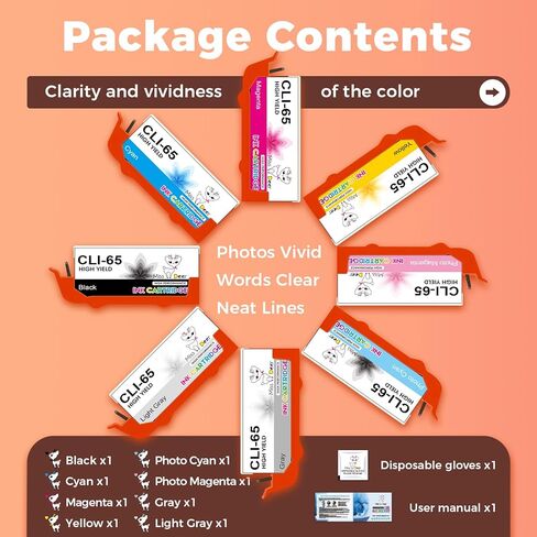 خراطيش حبر LC203 متوافقة مع MS DEER لـ Brother LC 203 XL LC203XL LC201 لـ MFC-J480DW MFC-J485DW MFC-J880DW MFC-J4620DW MFC-J4420DW (10 عبوات، 4 أسود 2 سماوي 2 أرجواني 2 أصفر) in Kuwait