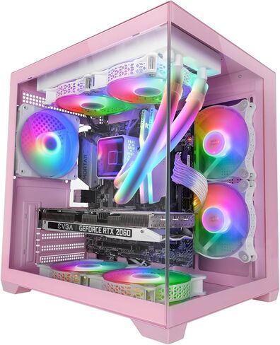 حالة ألعاب MC100 ATX ، مروحة FRGB 9 سم ، تهوية Confect-Cools ، Black in Kuwait