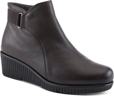Spring Step Women's ABRUZZO Ankle Booties with Pebbled Leather, Modern Wedge Sole, and Removable Insoles in Saudi Arabia