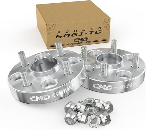 Customadeonly 4x114.3 Wheel Spacers 20mm (0.79 Inch) – 2pcs Hubcentric Spacers with 64.1mm Bore, M12x1.5 Studs – Fits Acura CL, TL, Honda Accord (4-Lug), Prelude – Forged Aluminum Adapters in Saudi Arabia