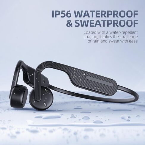 سماعات توصيل العظام ، سماعات سماعات الأذن المفتوحة بلوتوث 5.4 مع الميكروفون ، سماعات الألعاب الرياضية اللاسلكية 11 ساعة ، مقاومة للماء IPX6 للركض ، ركوب الدراجات ، المشي لمسافات طويلة ، العمل ، السفر in Kuwait
