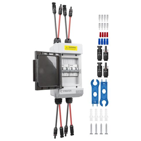 ألواح الطاقة الشمسية مفتاح التبديل 16A 1000VDC PV إيقاف تشغيل التبديل 2 سلسلة القاطع دائرة القاطع IP66 in Kuwait