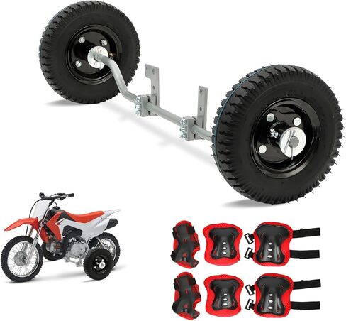 عجلات تدريب الدراجة الترابية 50cc متوافقة مع ماكينة الحلاقة MX500 MX125 MX400 honda CRF50 XR50 Z50 yamaha PW50 TTR50 ktm 50cc Mini Senior Adenture، تناسب جميع أنواع الدراجة الترابية 50CC، ضمان 10 سنوات in Kuwait