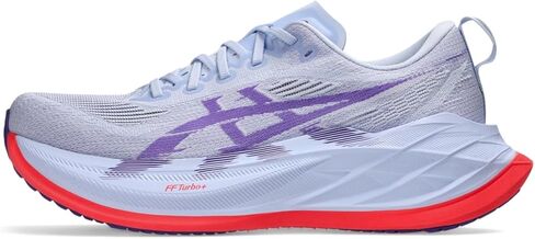 حذاء الجري ASICS للجنسين SUPERBLAST 2، مقاس 10.5، باللون الأرجواني الرمادي/الشعاب المرجانية in Saudi Arabia