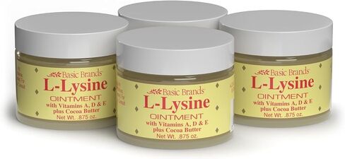 L-Lysine Ointment - 0.875 oz - Lysine Cold Sore Treatment and Blister Relief - Soothes Chapped Lips and Dry Skin – 2-Pack in Saudi Arabia